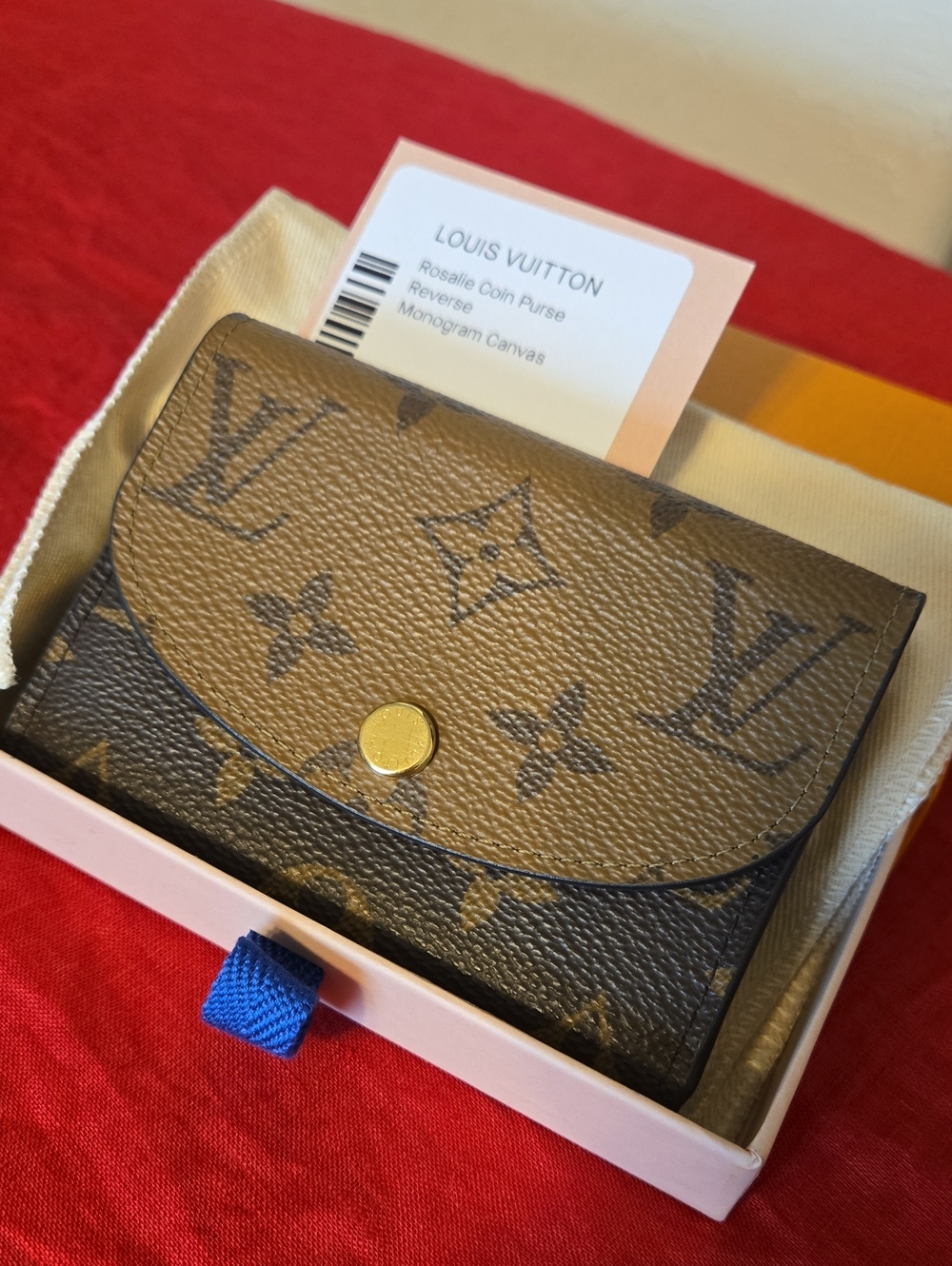 Louis Vuitton Rosalie Reverse Monogram Compact Wallet